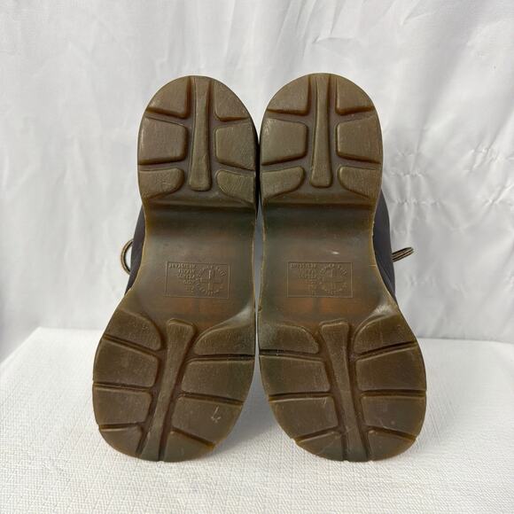 Dr Martens Boots Womens Size 9 Vintage Brown Leather Chunky Sole Distressed - Picture 14 of 14